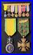 Lot-Medailles-Croix-de-Guerre-1914-1916-Blesses-Verdun-WW1-set-French-Medals-01-ny