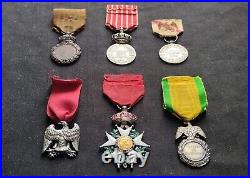 Lot Médailles Empire Napoléon Légion D'honneur Débris Mexique Cent Gardes MM Sh