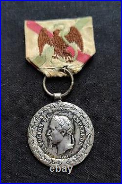 Lot Médailles Empire Napoléon Légion D'honneur Débris Mexique Cent Gardes MM Sh