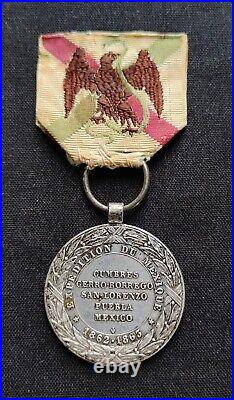 Lot Médailles Empire Napoléon Légion D'honneur Débris Mexique Cent Gardes MM Sh