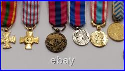 Lot Miniatures Médailles Ordres Français Mini Réductions Military Lapel Medals