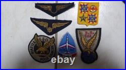 Lot Objets Armee Air Veste Coupelles Medailles Ecussons Divers