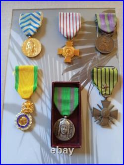 Lot de 6 médailles