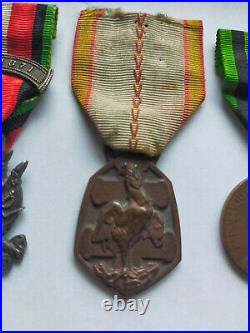 Lot de 8 médailles militaires diverses medals militaria
