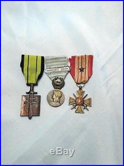 Lot medailles Ordre liberation levant milan