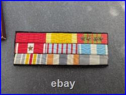 Lot médailles et plaques sous off 9 RTA Tunisie Libération Algérie ww2