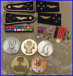 Lot médailles, etc. D'un général de corps aérien aviation