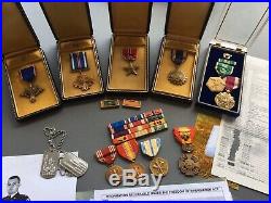 Lot médailles us distinguished service cross bronze star us army vietnam medals