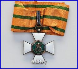 Luxembourg Ordre de la Couronne de Chêne, croix de commandeur en vermeil