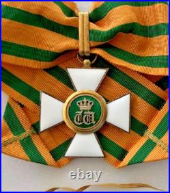 Luxembourg commandeur de l'ordre de la couronne de chêne, cravate 52mm