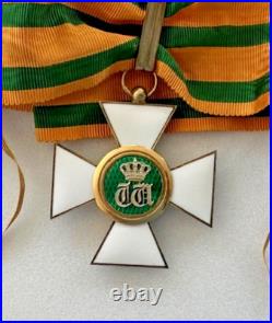 Luxembourg commandeur de l'ordre de la couronne de chêne, cravate 52mm