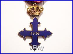 Médaille croix bravoure Michel le Brave 1916 Roumanie 1916 casque à pointe 14-18