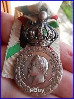 Médaille du MEXIQUE 1862-1863 / Modèle CENT GARDES / Rare