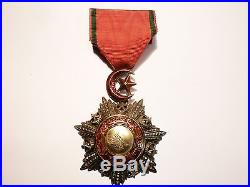 Médaille ordre du MEDJIDIE Turquie Second Empire Napoléon argent et or 19ème