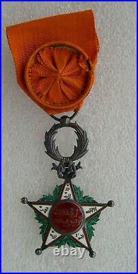 MAROC medaille OFFICIER ORDRE DU OUISSAM ALAOUITE du 1er TYPE