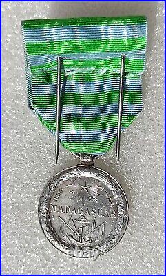 MEDAILLE 1ere CAMPAGNE de MADAGASCAR 1883 1886