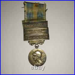 MEDAILLE COLONIALE 3 AGRAFES dont 2 A CLAPET