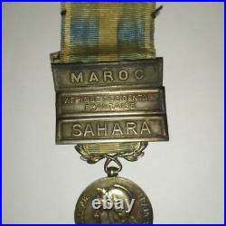 MEDAILLE COLONIALE 3 AGRAFES dont 2 A CLAPET