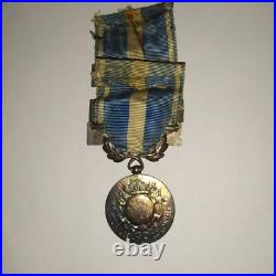 MEDAILLE COLONIALE 3 AGRAFES dont 2 A CLAPET