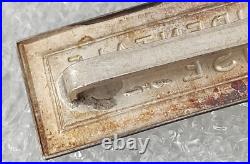 MEDAILLE COLONIALE + AGRAFE AFRIQUE OCCIDENTALE FRANCAISE poinçon 2 en relief