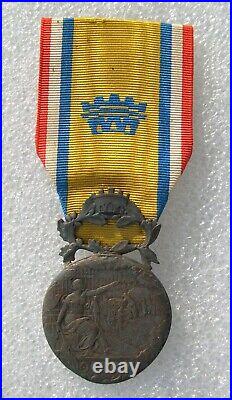 MEDAILLE D'HONNEUR DE L'OCTROI ORLEANS attribution en relief ECHELON BRONZE