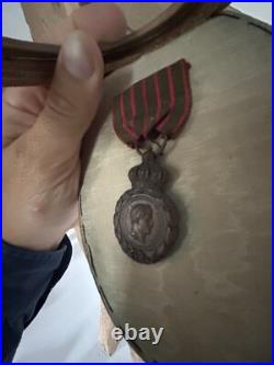 MEDAILLE DE SAINTE-HELENE 1857 Empire Napoléon Bonaparte III SouvenirMilitaire