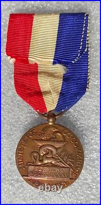 MEDAILLE DES EPIDEMIES 1885 MINISTERE DU COMMERCE avec date en chiffres romains