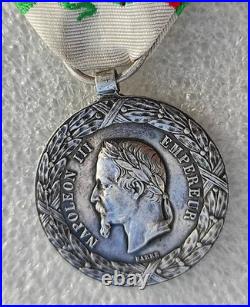 MEDAILLE EXPEDITION DU MEXIQUE campagne Second Empire 1862-1863 NAPOLEON III