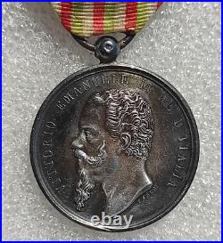 MEDAILLE INDEPENDANCE ITALIE signée FALOT guerre per indipendenza e unita ITALIA MEDAILLE INDEPENDANCE ITALIE signée FALOT guerre per indipendenza e unita ITALIA