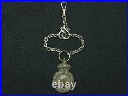 MÉDAILLE SAINTE HÉLÈNE 1821 NAPOLÉON I à SES COMPAGNONS AVEC SA CHAINE EN ARGENT