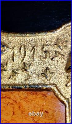 Magnifique cadre patriotique français de la Première Guerre mondiale daté 14/15