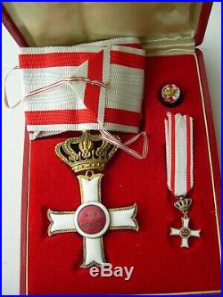 Malte Croix De Commandeur Du Merite CIVIL Ordre Pro Merito Melitensi