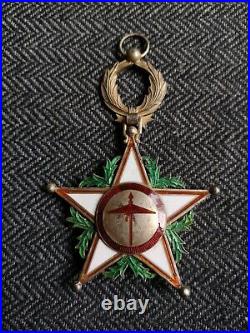 Maroc Ensemble Grand Croix De L'ordre Du Ouissam Alaouite Médaille Décoration
