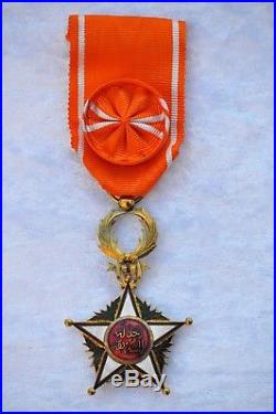 Maroc Ordre du Ouissam Alaouite, ensemble de Grand Officier