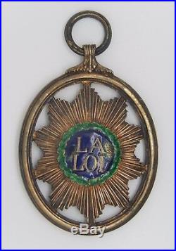 Med 184 Medaille Insigne De Magistrat La Loi