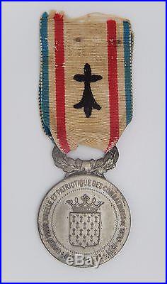 Med 521 Medaille Union Fraternelle Et Patriotique Combattants 1870-1871