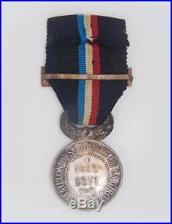 Med 546 Medaille 5° Bataillon Des Mobilises De La Girone 1870-1871