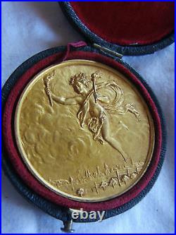 Med6067 Medaille Soc Tech. Industrie Du Gaz En France Diplome De Guerre 1919