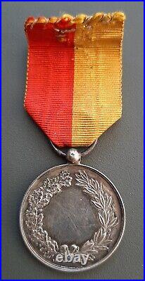 Médaille 1868 Sauveteurs du Loiret en argent Sauvetage 2° Empire ORIGINAL MEDAL