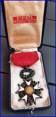 Médaille 1870 de luxe Chevalier Légion d'Honneur en boite DIETS ORIGINAL MEDAL