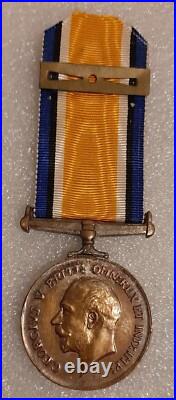 Médaille 1914-18 British War Medal rare Fab. Française DELANDE WWI French made