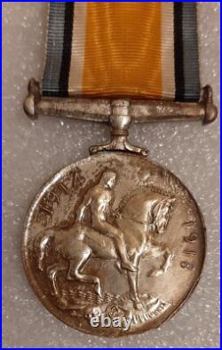 Médaille 1914-18 British War Medal rare Fab. Française DELANDE WWI French made