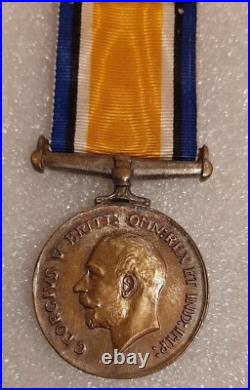 Médaille 1914-18 British War Medal rare Fab. Française DELANDE WWI French made
