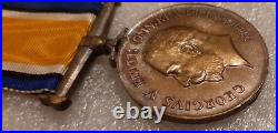 Médaille 1914-18 British War Medal rare Fab. Française DELANDE WWI French made