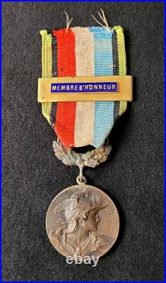 Médaille 7e Section de Vétérans Guerre 1870-1871 Membre d'Honneur attribuée