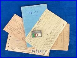 Médaille Algérie argent Michon Michel + documents militaires parachutiste 1950s
