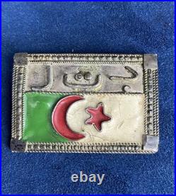 Médaille Algérie argent Michon Michel + documents militaires parachutiste 1950s
