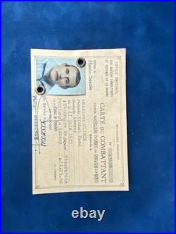 Médaille Algérie argent Michon Michel + documents militaires parachutiste 1950s