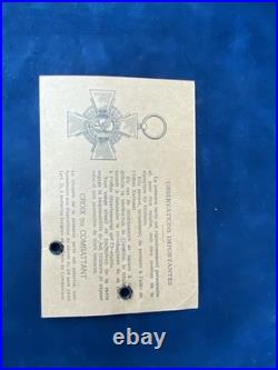 Médaille Algérie argent Michon Michel + documents militaires parachutiste 1950s