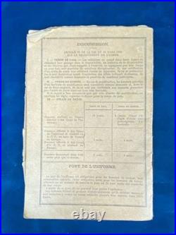 Médaille Algérie argent Michon Michel + documents militaires parachutiste 1950s